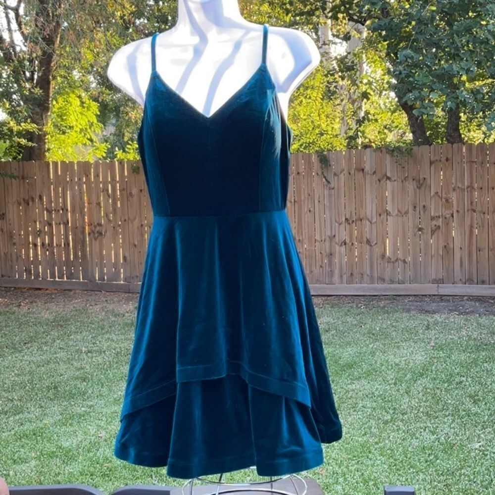 Take 50% OFF- Xtraordinary Velvet Junior Mini Dress, Size-7